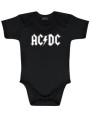 ACDC Baby Grow White Logo