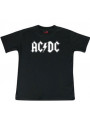 ACDC kids t-shirt logo white