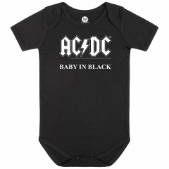 AC/DC Baby bodysuit - (Baby in Black)