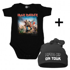 Infant Giftset Iron Maiden Creeper infant/baby & Metal Kid on Tour Hat
