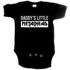 Metal babygrow daddys little metal head
