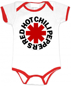 Red Hot Chili Peppers Baby Grow White/Red