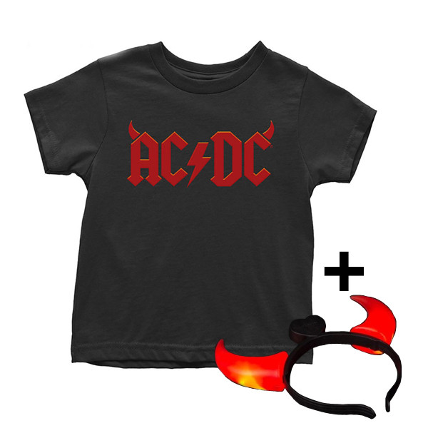 AC/DC Kids Tee Devil Horns