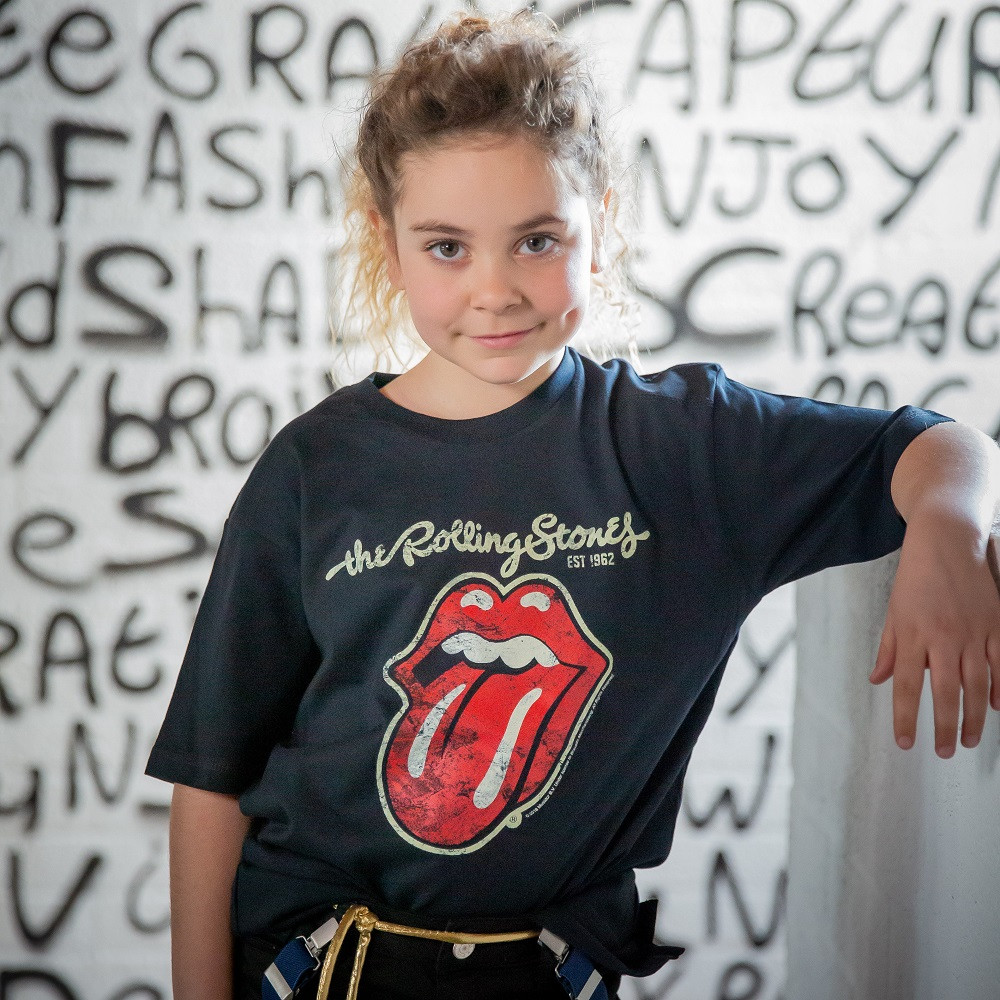 Rolling Stones Kids T-Shirt New Tongue fotoshoot