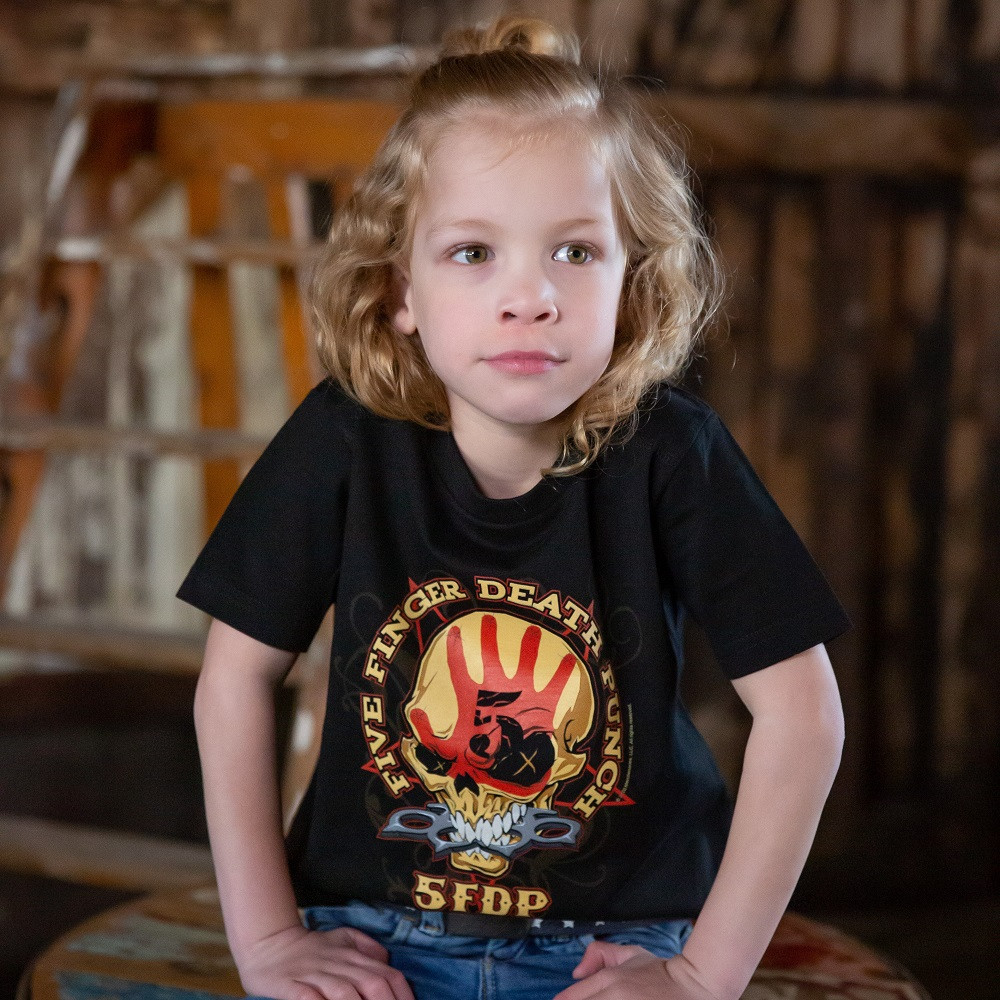 Five Finger Death Punch Kids T-shirt fotoshoot