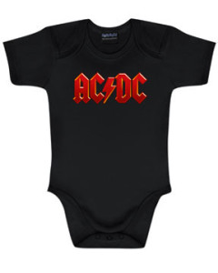 ACDC Baby Grow AC/DC - (Logo Colour)