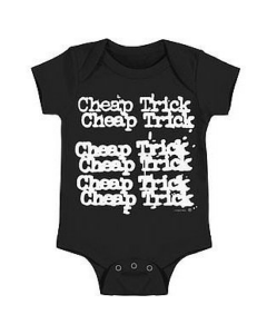 Cheap Trick Baby Onesie Black Stacked