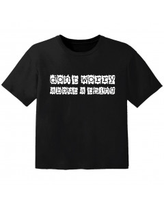 cool baby t-shirt don't worry about a thing