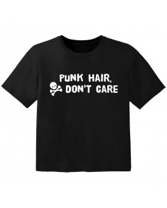 punk baby t-shirt punk hair don't care